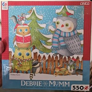 Cute Snow Owl Puzzle, 550 pieces, complete